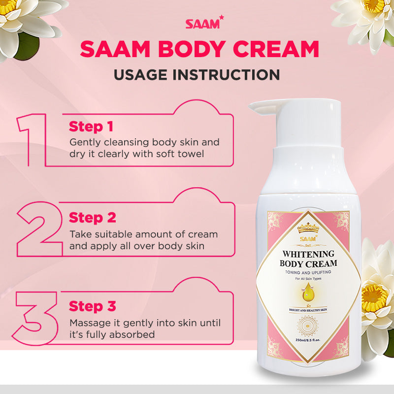 Whitening Body Cream for Radiant Body Skin